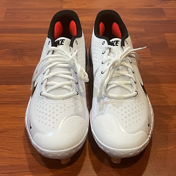 Nike Alpha Huarache Elite 3 Low ‘White Black’ (size mens 8/wmns 9.5) - Picture 3 of 6